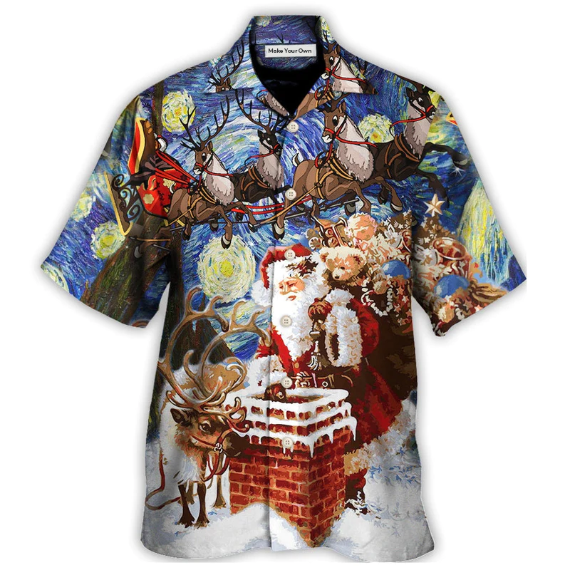 Hawaiian Shirt / Adults / S Christmas Santa Coming For You - Hawaiian Shirt - Reefox