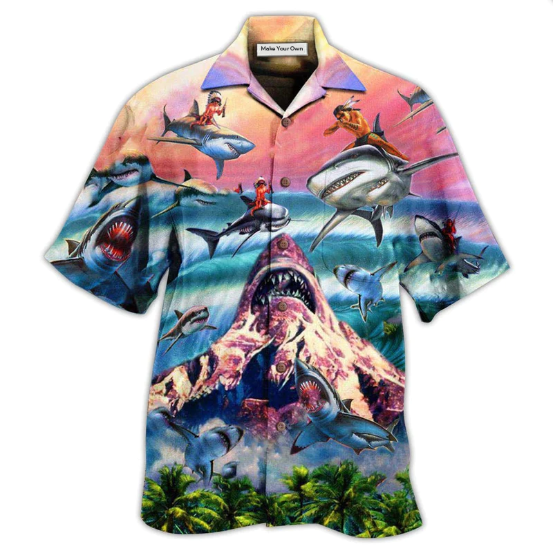 Hawaiian Shirt / Adults / S Shark You Still Find Shark - Hawaiian Shirt - Reefox