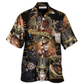 Hawaiian Shirt / Adults / S Cat Steampunk Art Keep Calm And Steampunk - Hawaiian Shirt - Reefox