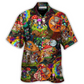 Hawaiian Shirt / Adults / S Hippie Mushroom Trippy Colorful Lover - Hawaiian Shirt - Reefox