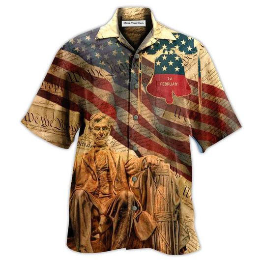 Hawaiian Shirt / Adults / S America Love Day Freedom - Hawaiian Shirt - Reefox