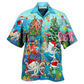 Hawaiian Shirt / Adults / S Octopus Merry Xmas Happy - Hawaiian Shirt - Reefox