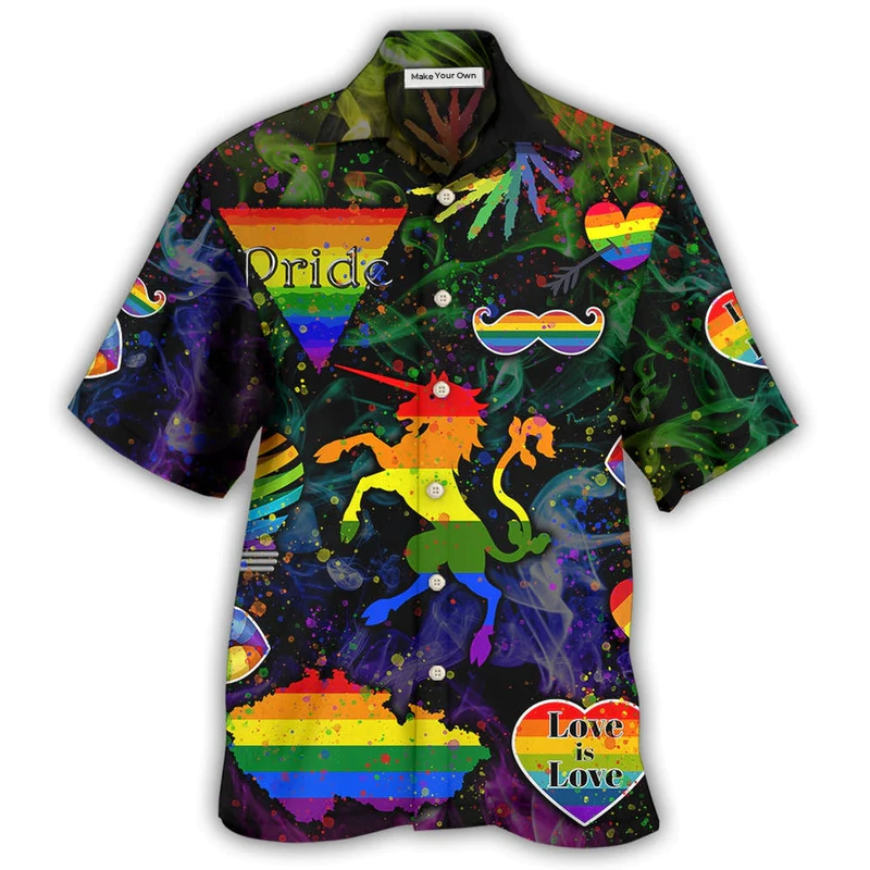 Hawaiian Shirt / Adults / S LGBT Be Careful Who You Hate Style - Hawaiian Shirt - Reefox