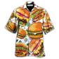 Hawaiian Shirt / Adults / S Food Big Burger Life Is Better With Burger - Hawaiian Shirt - Reefox
