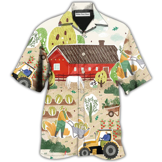 Hawaiian Shirt / Adults / S Gardening Art Style I Love It So Much - Hawaiian Shirt - Reefox