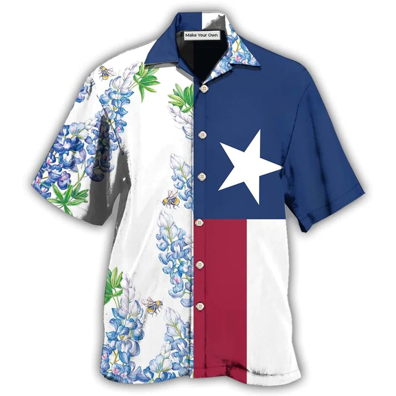 Hawaiian Shirt / Adults / S Texas Peace In Beautiful Life Style - Hawaiian Shirt - Reefox