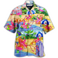 Hawaiian Shirt / Adults / S Flamingo Love Beach - Hawaiian Shirt - Reefox
