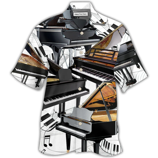 Hawaiian Shirt / Adults / S Piano Luxury Piano Style - Hawaiian shirt - Reefox