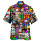 Hawaiian Shirt / Adults / S School 100 Days of School With Students - Hawaiian Shirt - Reefox