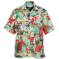 Hawaiian Shirt / Adults / S Christmas Santa Vacation Beach Joyful - Hawaiian Shirt - Reefox
