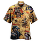 Hawaiian Shirt / Adults / S Cowboy Skull Pirates Love Life Vintage - Hawaiian Shirt - Reefox