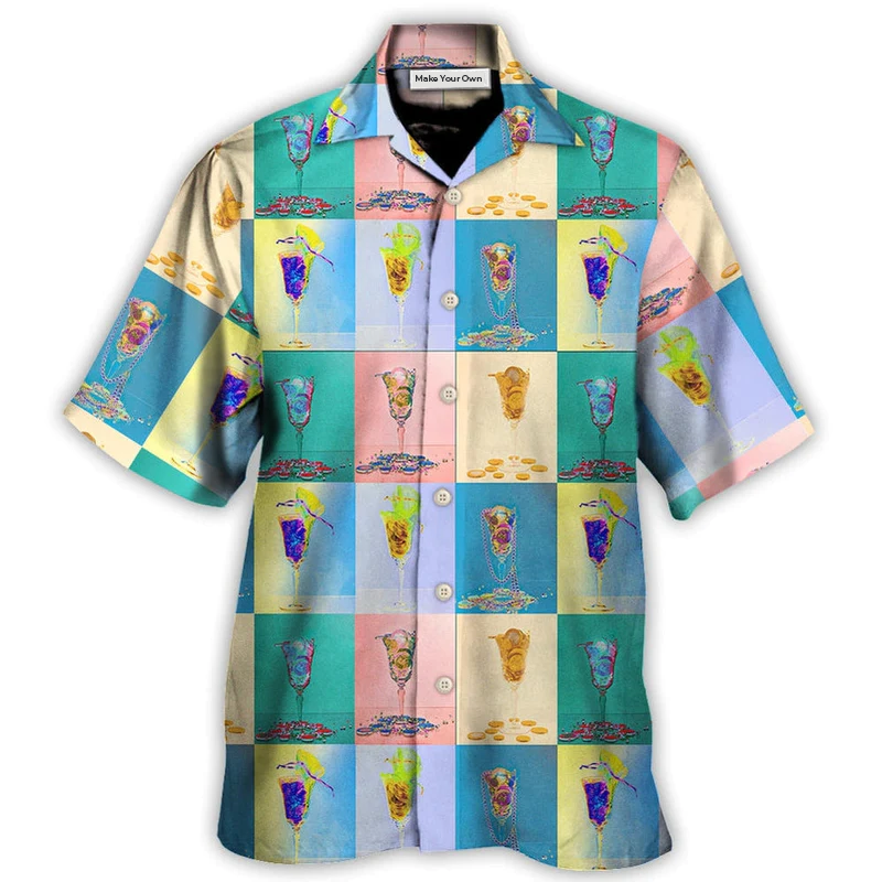 Hawaiian Shirt / Adults / S Cocktail Classy For A Night - Hawaiian Shirt - Reefox