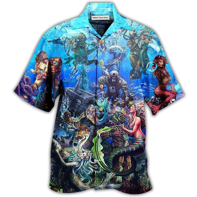 Hawaiian Shirt / Adults / S Ocean Into The Sea To See Your Love - Hawaiian Shirt - Reefox