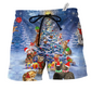Beach Short / Adults / S Cats Love Christmas Everytime - Beach Short Reefox - Owls Matrix LTD