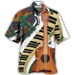 Hawaiian Shirt / Adults / S Guitar Vintage Classic - Hawaiian Shirt - Reefox