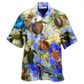 Hawaiian Shirt / Adults / S Turtle Swim Around The World - Hawaiian Shirt - Reefox