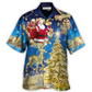 Hawaiian Shirt / Adults / S Christmas Tree Blue Style - Hawaiian Shirt - Reefox