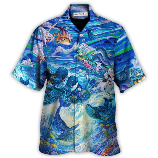Hawaiian Shirt / Adults / S Shark Enjoy Amazing Adventure - Hawaiian Shirt - Reefox