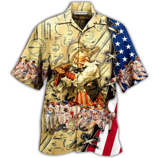 Hawaiian Shirt / Adults / S Baseball Is More Than A Game With So Much Interesting - Hawaiian Shirt - Reefox