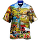 Hawaiian Shirt / Adults / S Farm Love Animals In The Village - Hawaiian Shirt - Reefox