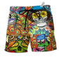 Beach Short / Adults / S Skull Life Style Color - Beach Short Reefox - Owls Matrix LTD