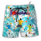 Beach Short / Adults / S Dodgeball Ball Games Tropical Life - Beach Short Reefox - Owls Matrix LTD