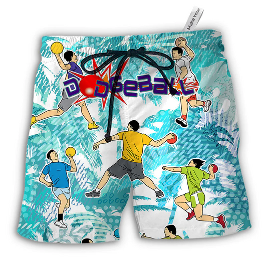 Beach Short / Adults / S Dodgeball Ball Games Tropical Life - Beach Short Reefox - Owls Matrix LTD