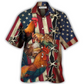 Hawaiian Shirt / Adults / S Chicken Celebrating Independence Day - Hawaiian Shirt - Reefox