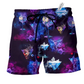 Beach Short / Adults / S Cocktail Love The Moon Purple - Beach Short Reefox - Owls Matrix LTD
