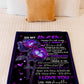Butterfly To My Mom Butterfly My Loving Mom Flannel Blanket For Relaxing At Home And Travel