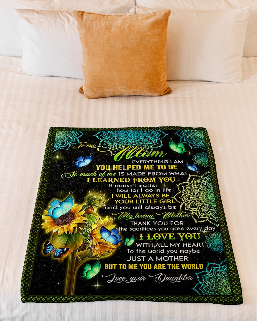 Sunflower You Are The Best Flannel Blanket For Relaxing At Home And Travel