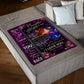 Butterfly Keep Me In Your Heart Daughter Gift Flannel Blanket For Living Room And Bedroom Styling