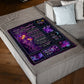Butterfly Warm Sunshine Love Daughter Gift Flannel Blanket For Living Room And Bedroom Styling