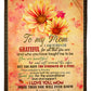 Daisy Lifelong Love Message Flannel Blanket For Cozy Home Lounging And Gifting