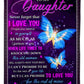 Butterfly Never Forget That I Love You Mom To Daughter Flannel Blanket For Soft Bed Couch And Home Comfort
