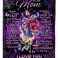 Rose Lifelong Mother Love Flannel Blanket For Bed Sofa And Reading Nook Decor