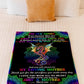 Dragon Love To My Mom Dragon Thank You Flannel Blanket For Relaxing At Home And Travel