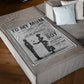 Family Beloved Mother Message Flannel Blanket For Living Room And Bedroom Styling