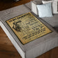 Family The Gift Of Life Daughter Gift Flannel Blanket For Living Room And Bedroom Styling