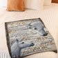 Horse Lifelong Love Message Flannel Blanket For Soft Bed Couch And Home Comfort