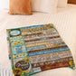 Sunflower Warm Sunshine Love Daughter Gift Flannel Blanket For Soft Bed Couch And Home Comfort