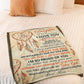 Native Enjoy The Ride Mom To Daughter Flannel Blanket For Soft Bed Couch And Home Comfort