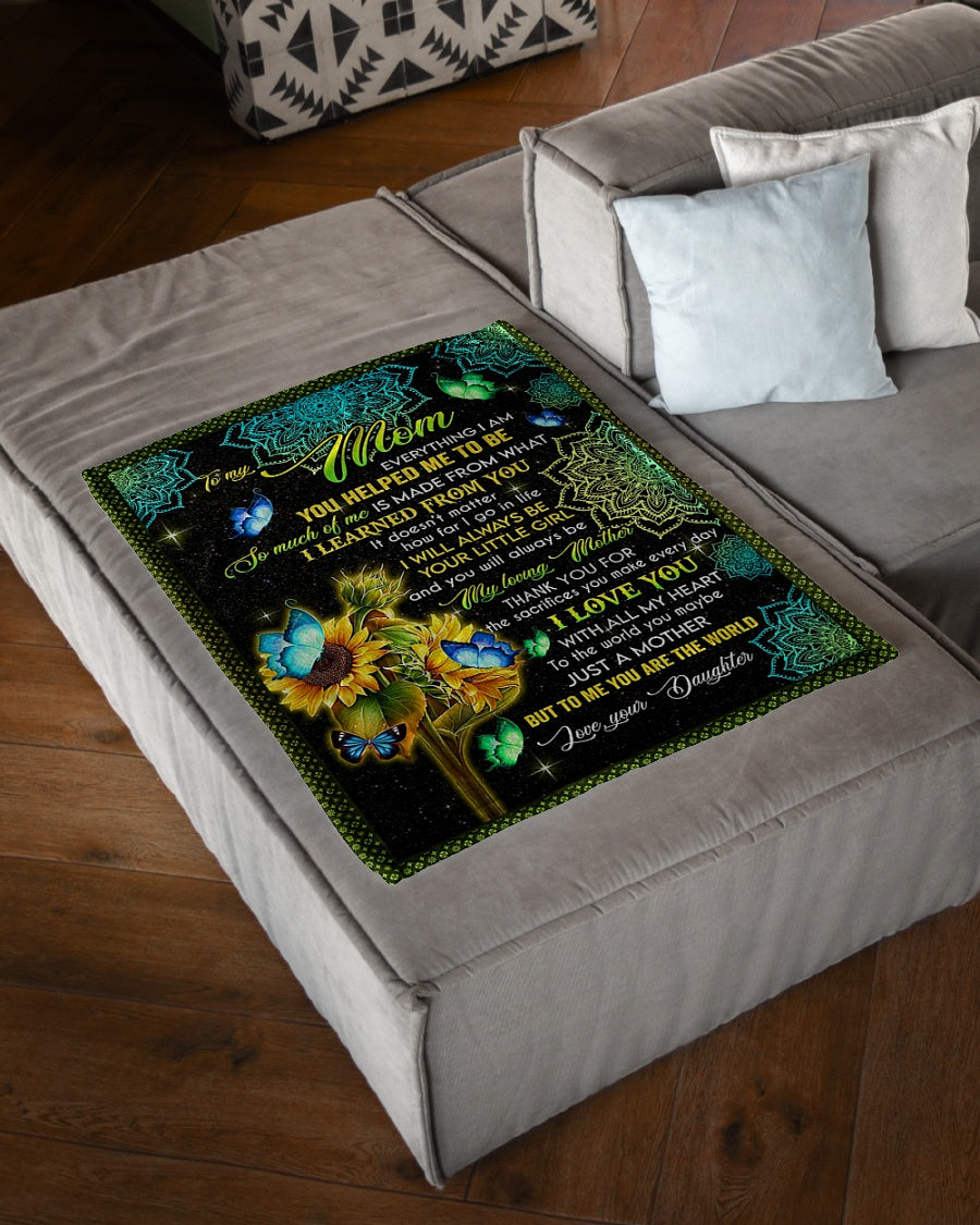 Sunflower You Are The Best Flannel Blanket For Living Room And Bedroom Styling