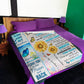 Sunflower I Want You To Know I Love You Mom To Daughter Flannel Blanket For Bed Sofa And Reading Nook Decor