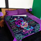 Rose Beloved Mother Message Big Hug Flannel Blanket For Cozy Home Lounging And Gifting