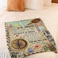 Family Love Believe In Yourself Daughter Gift Flannel Blanket For Soft Bed Couch And Home Comfort