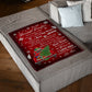 Christmas I Love You Daughter Gift Flannel Blanket For Living Room And Bedroom Styling
