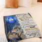 Wolf When Life Gives A Chance Take It Mom To Daughter Flannel Blanket For Soft Bed Couch And Home Comfort