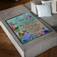 Flower I Loved You Daughter Gift Flannel Blanket For Living Room And Bedroom Styling