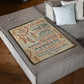 Native Enjoy The Ride Mom To Daughter Flannel Blanket For Living Room And Bedroom Styling